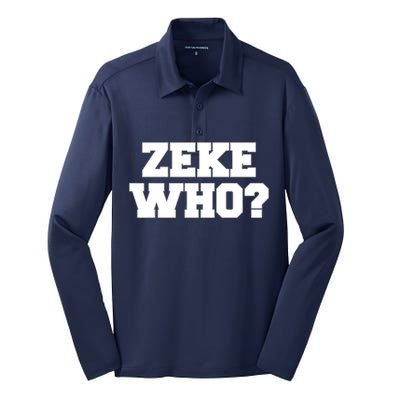 Zeke Who? Silk Touch Performance Long Sleeve Polo