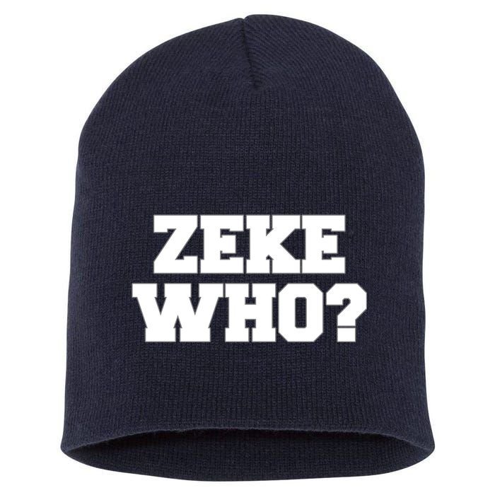 Zeke Who? Short Acrylic Beanie