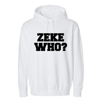 Zeke Who? Garment-Dyed Fleece Hoodie