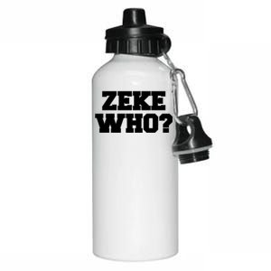 Zeke Who? Aluminum Water Bottle