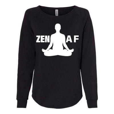 Zen AF Womens California Wash Sweatshirt