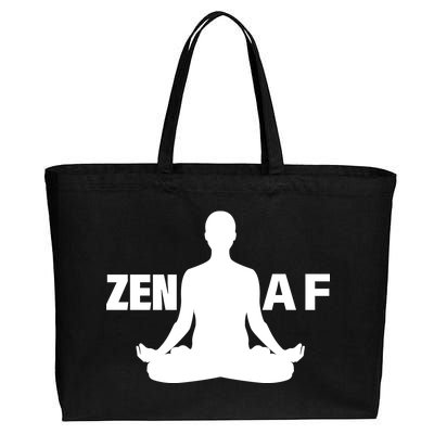 Zen AF Cotton Canvas Jumbo Tote