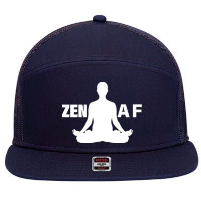 Zen AF 7 Panel Mesh Trucker Snapback Hat