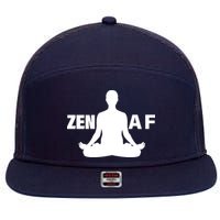 Zen AF 7 Panel Mesh Trucker Snapback Hat