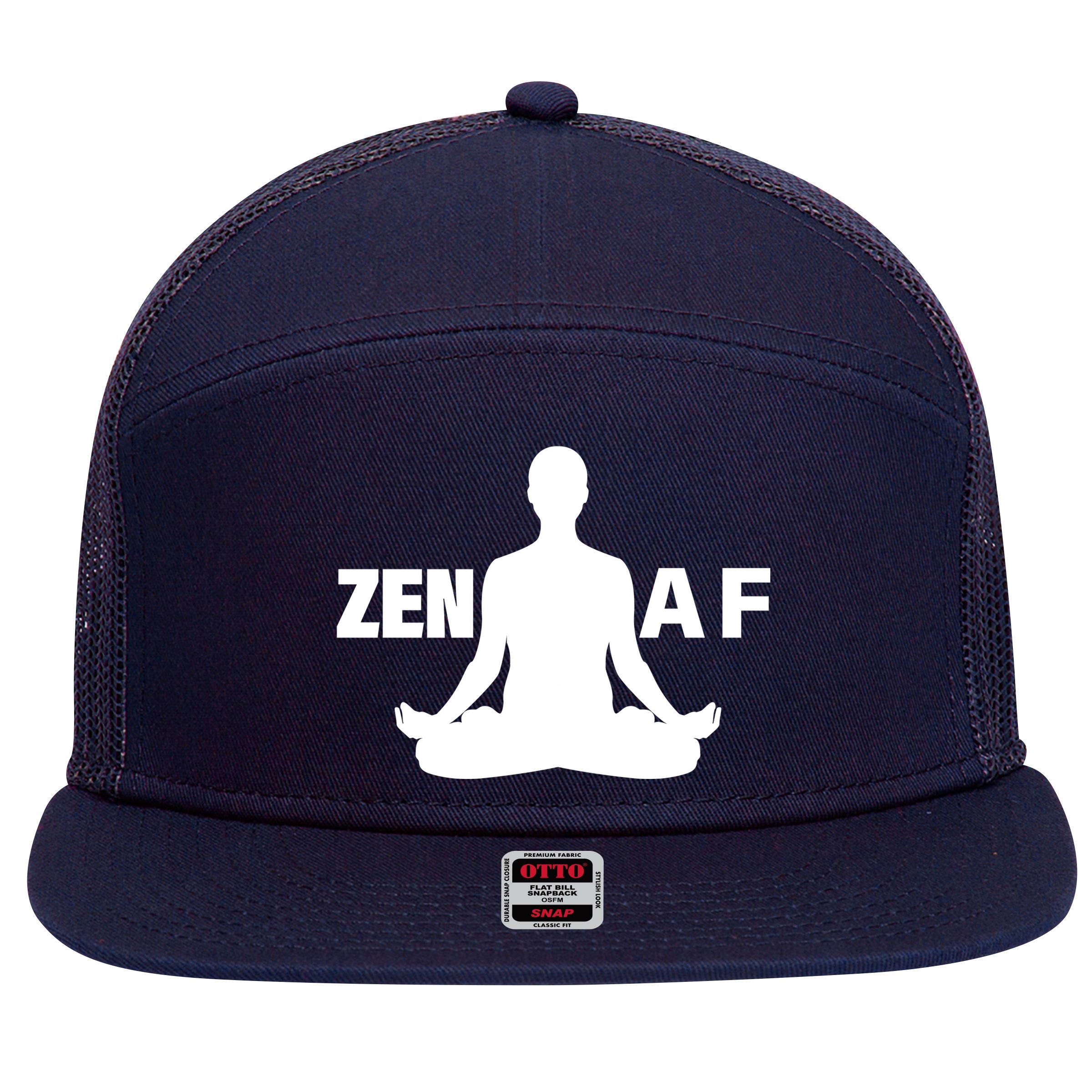 Zen AF 7 Panel Mesh Trucker Snapback Hat