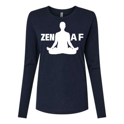 Zen AF Womens Cotton Relaxed Long Sleeve T-Shirt