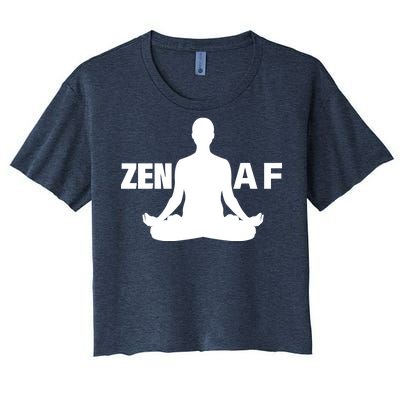 Zen AF Women's Crop Top Tee