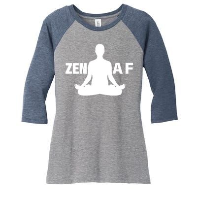 Zen AF Women's Tri-Blend 3/4-Sleeve Raglan Shirt