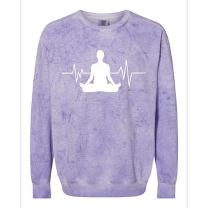 Zen Heartbeat Pulse Colorblast Crewneck Sweatshirt