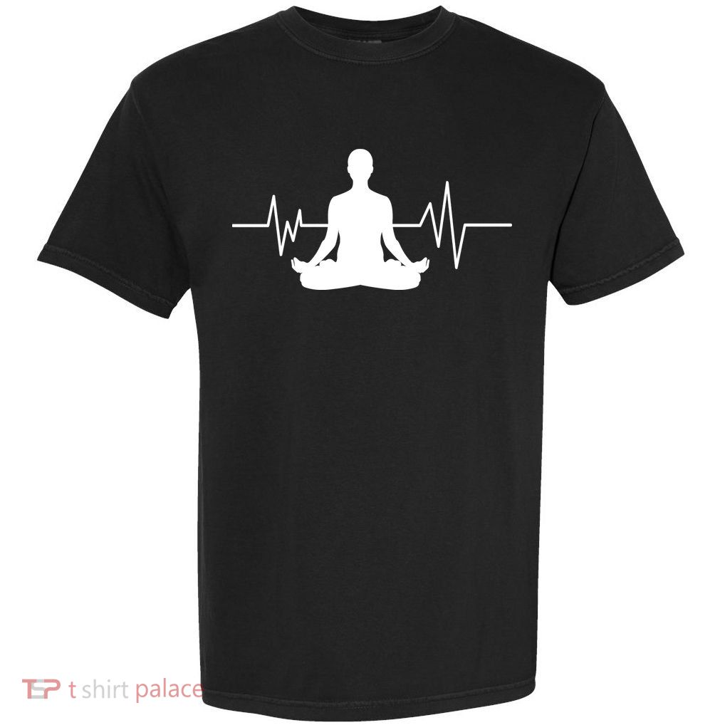 Zen Heartbeat Pulse Garment-Dyed Heavyweight T-Shirt
