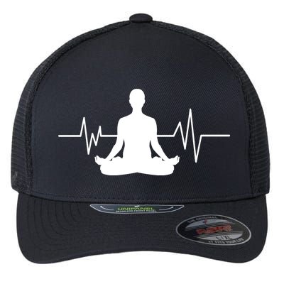 Zen Heartbeat Pulse Flexfit Unipanel Trucker Cap