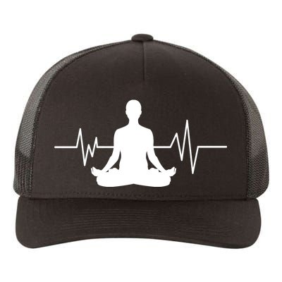 Zen Heartbeat Pulse Yupoong Adult 5-Panel Trucker Hat