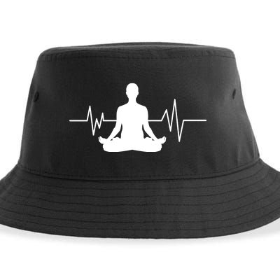 Zen Heartbeat Pulse Sustainable Bucket Hat