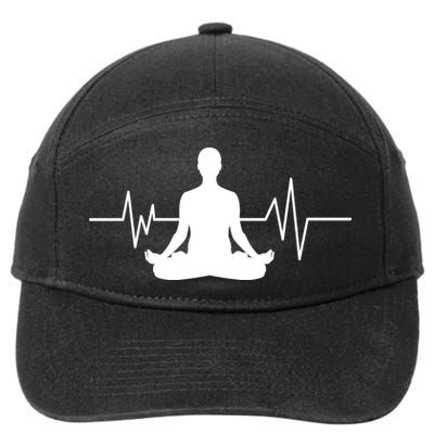 Zen Heartbeat Pulse 7-Panel Snapback Hat