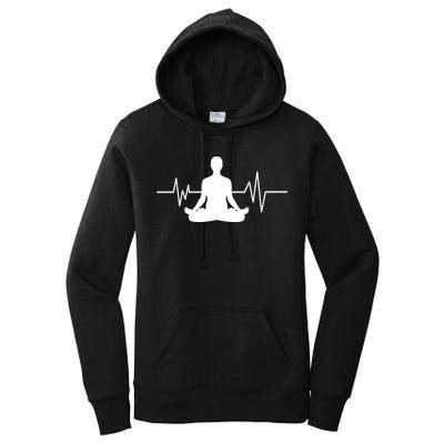 Zen Heartbeat Pulse Women's Pullover Hoodie