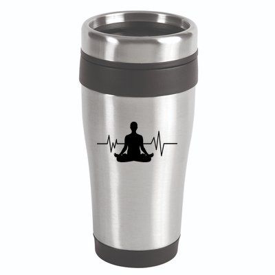 Zen Heartbeat Pulse 16oz Travel Tumbler