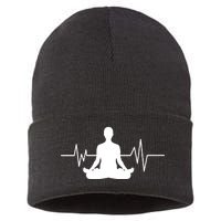 Zen Heartbeat Pulse Sustainable Knit Beanie