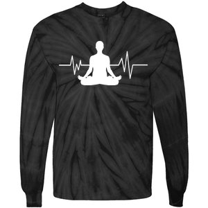 Zen Heartbeat Pulse Tie-Dye Long Sleeve Shirt