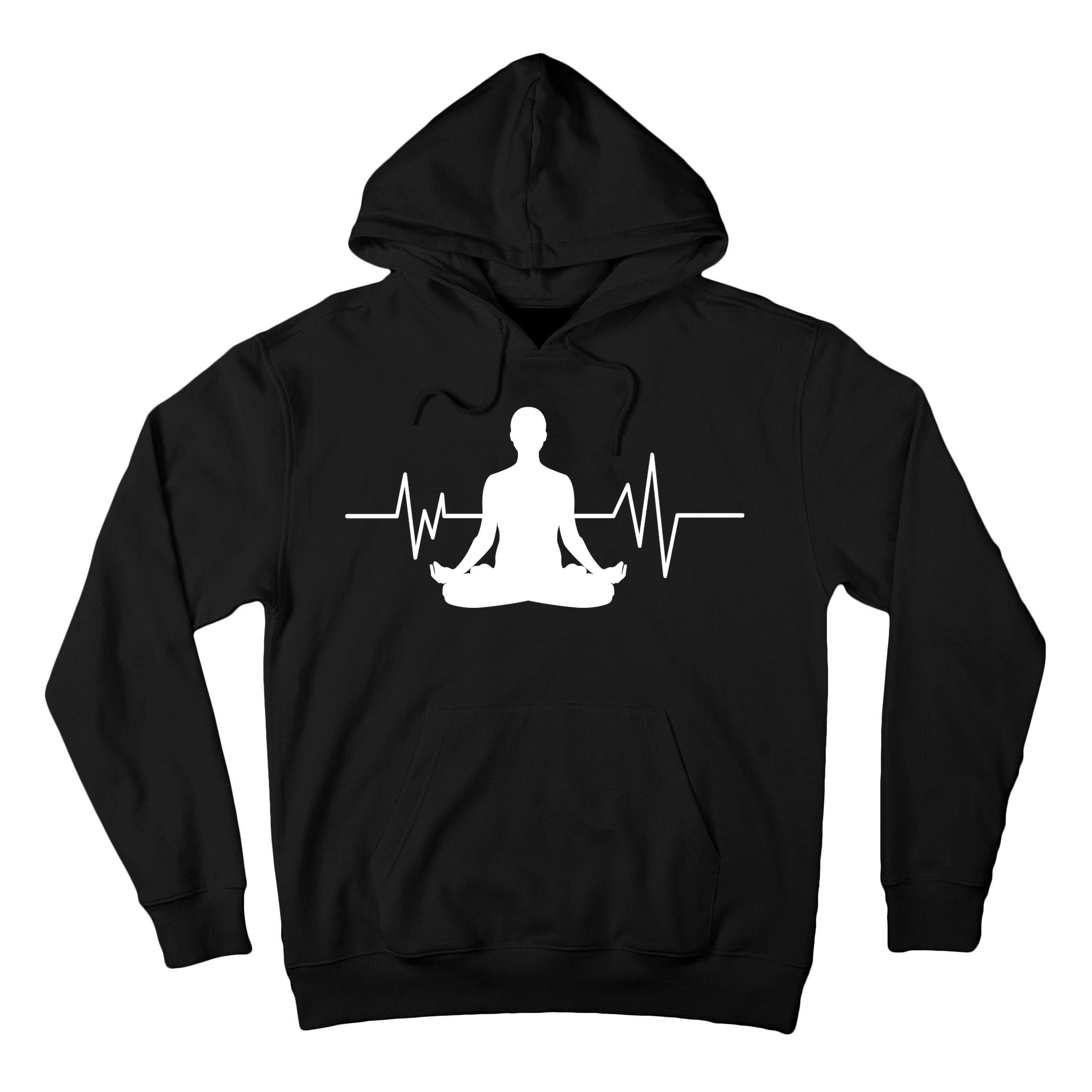Zen Heartbeat Pulse Tall Hoodie