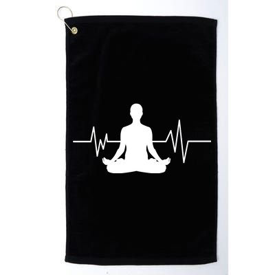 Zen Heartbeat Pulse Platinum Collection Golf Towel