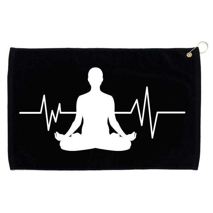 Zen Heartbeat Pulse Grommeted Golf Towel