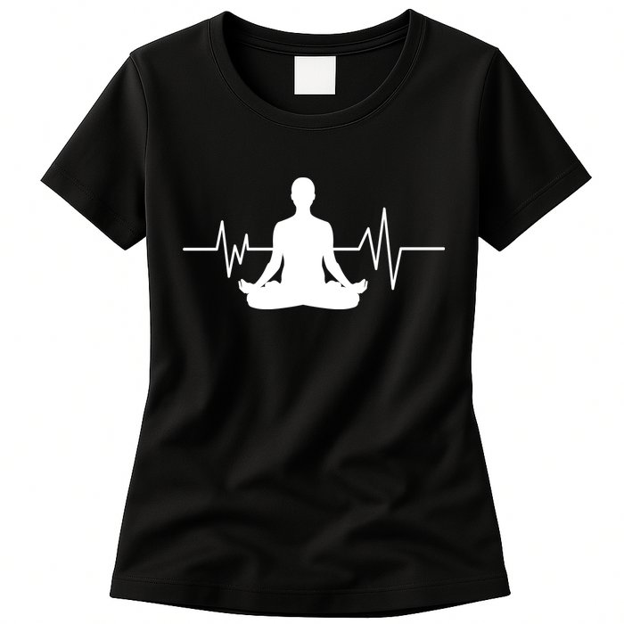 Zen Heartbeat Pulse Womens T-Shirt