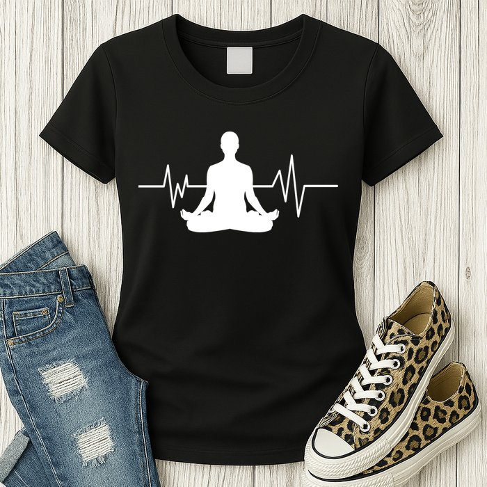 Zen Heartbeat Pulse Womens T-Shirt