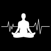 Zen Heartbeat Pulse Womens T-Shirt