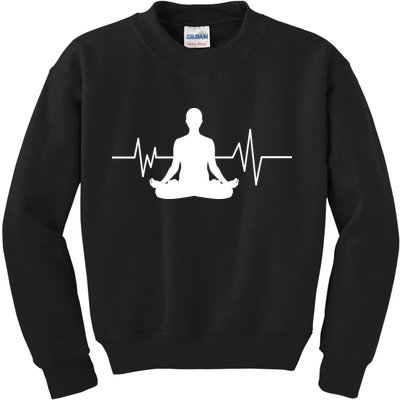 Zen Heartbeat Pulse Kids Sweatshirt