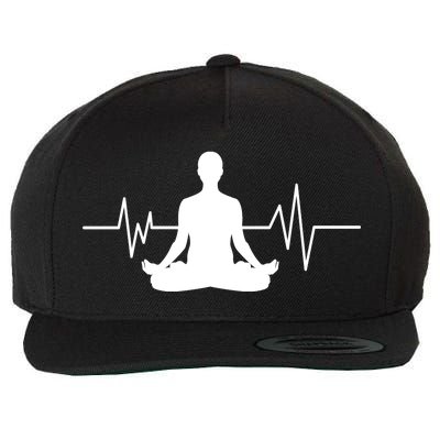 Zen Heartbeat Pulse Wool Snapback Cap