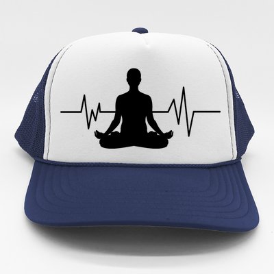 Zen Heartbeat Pulse Trucker Hat