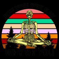 Zen Meditating Skeleton Eff You See Kay Mug