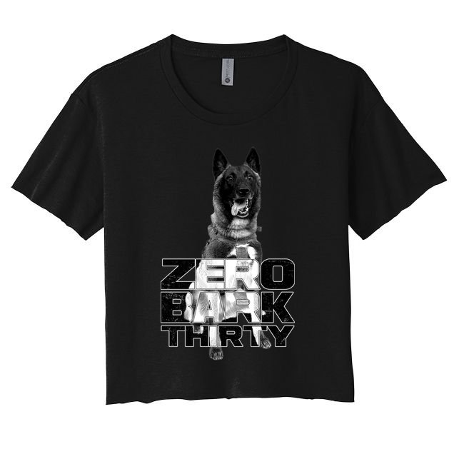 Zero Bark Thirty Conan the Hero Dog Crop Top