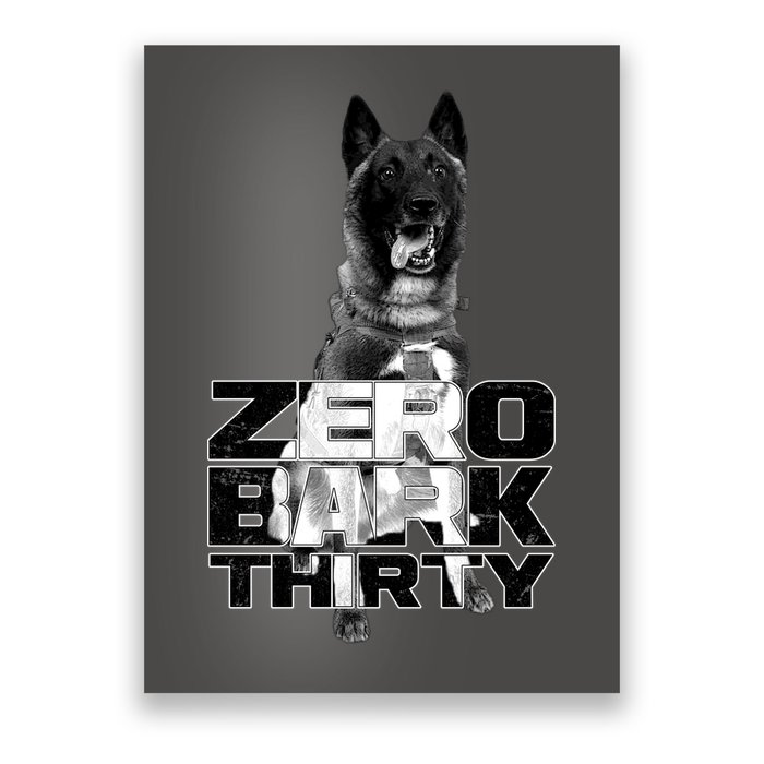 Zero Bark Thirty Conan the Hero Dog Poster