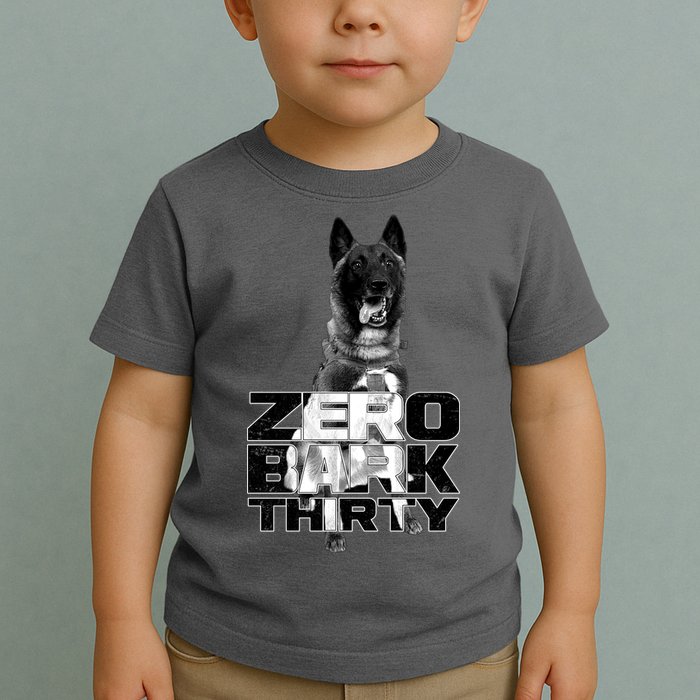 Zero Bark Thirty Conan the Hero Dog Toddler T-Shirt