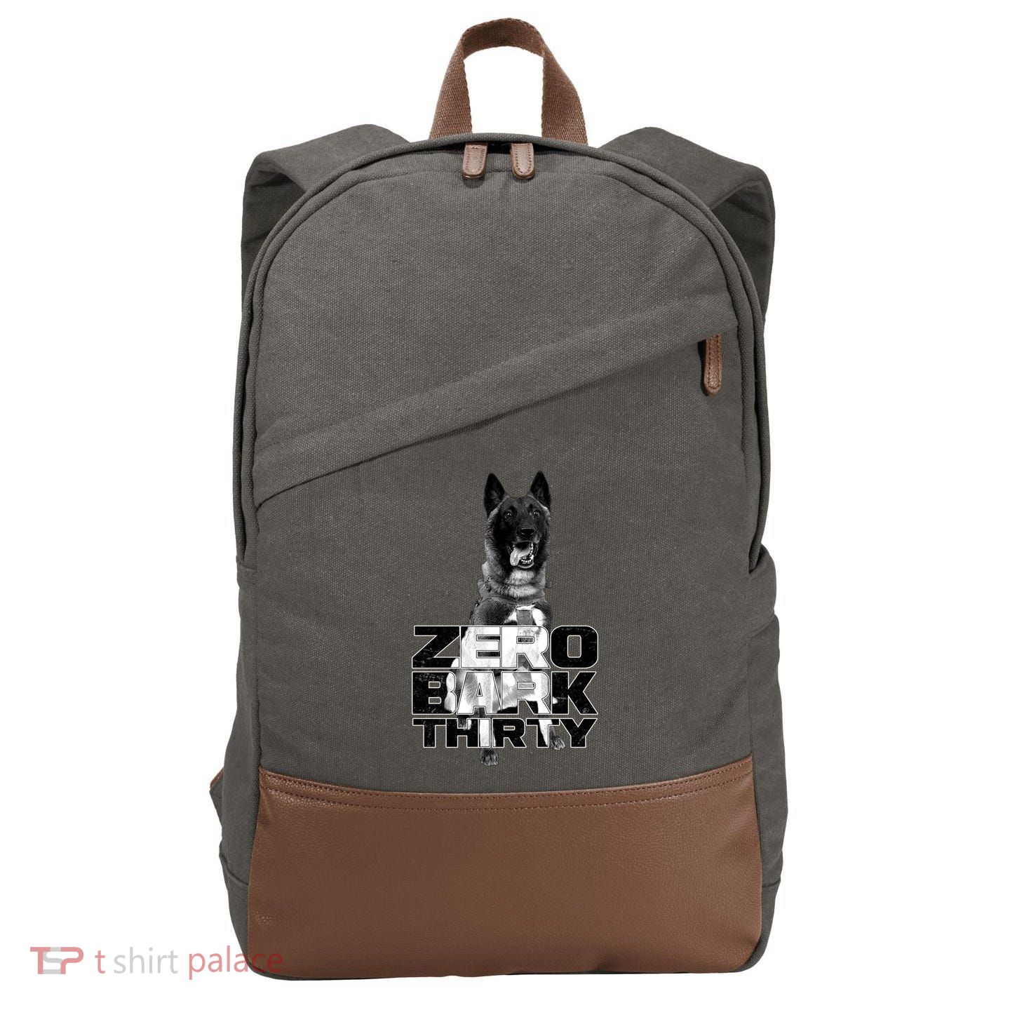 Zero Bark Thirty Conan the Hero Dog Cotton Canvas Backpack