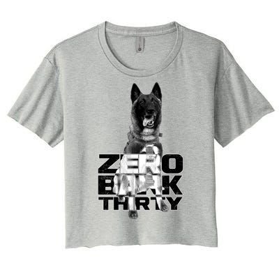 Zero Bark Thirty Conan the Hero Dog Women's Crop Top Tee