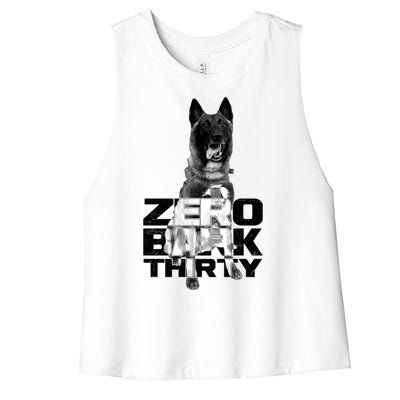 Zero Bark Thirty Conan the Hero Dog Women's Racerback Cropped Tank