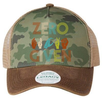 Zero Given Sign Language Legacy Tie Dye Trucker Hat