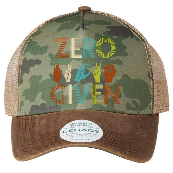 Zero Given Sign Language Legacy Tie Dye Trucker Hat