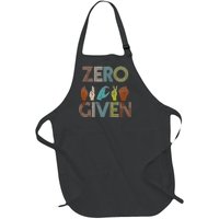 Zero Given Sign Language Full-Length Apron With Pockets