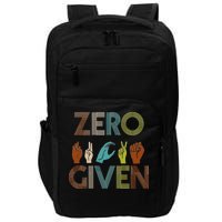 Zero Given Sign Language Impact Tech Backpack