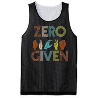 Zero Given Sign Language Mesh Reversible Basketball Jersey Tank