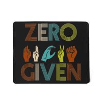 Zero Given Sign Language Mousepad