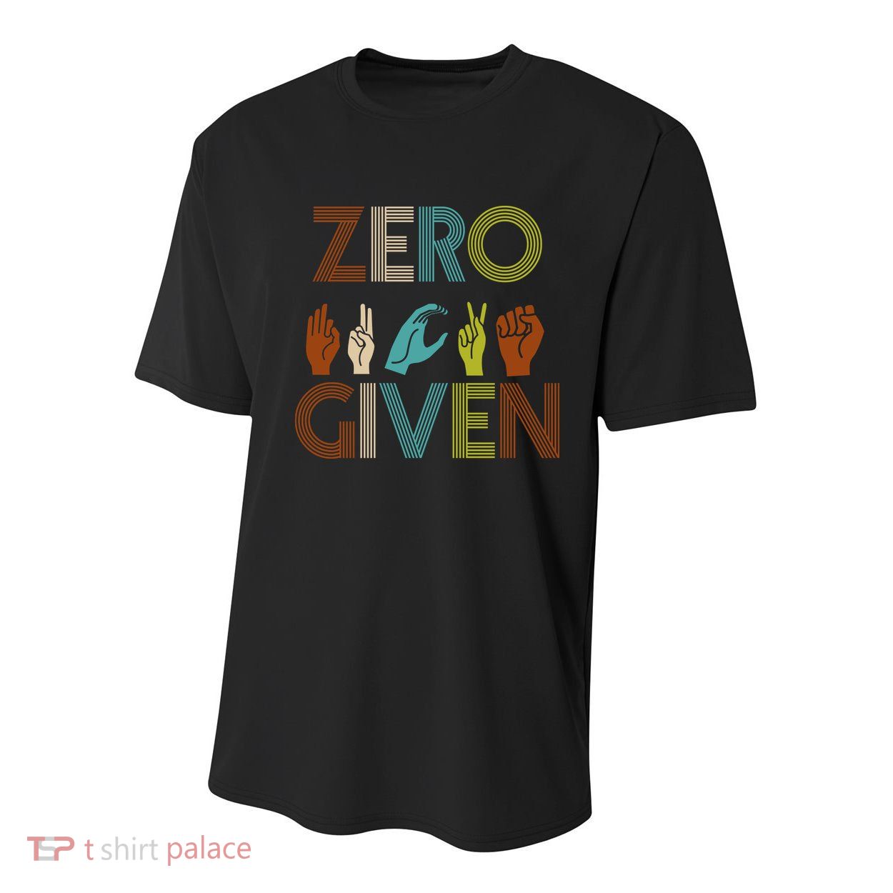 Zero Given Sign Language Youth Performance Sprint T-Shirt