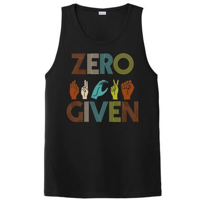 Zero Given Sign Language PosiCharge Competitor Tank