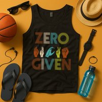 Zero Given Sign Language Tank Top