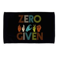 Zero Given Sign Language Microfiber Hand Towel