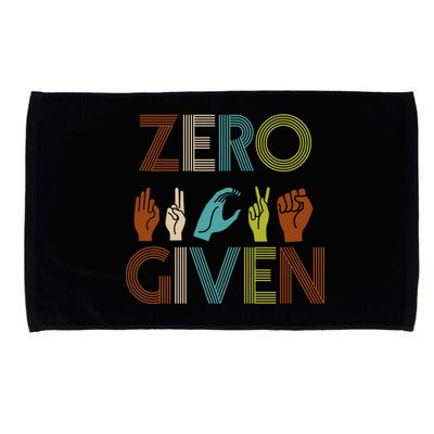 Zero Given Sign Language Microfiber Hand Towel