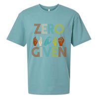 Zero Given Sign Language Sueded Cloud Jersey T-Shirt